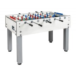 Garlando G-500 Weatherproof Foosball Table in White