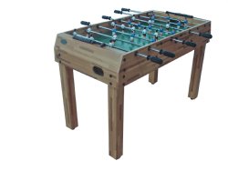 Promotional 4 foot Butcher Block Foosball Table with Telescopic Rods