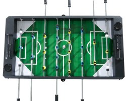 Premium Foosball Table in Black with both 1 & 3-Man Goalie