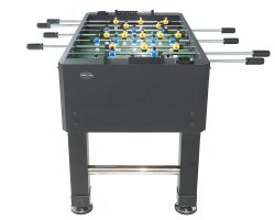 Premium Foosball Table in Black with both 1 & 3-Man Goalie