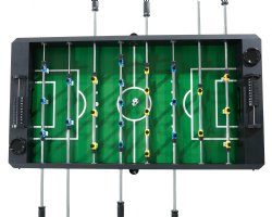 Premium Foosball Table in Black with both 1 & 3-Man Goalie