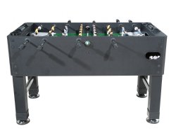 Premium Foosball Table in Black with both 1 & 3-Man Goalie