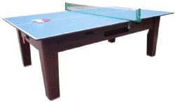 6 in 1 Multi Game Table in Walnut by Berner Billiards 