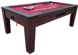 6 in 1 Multi Game Table in Walnut by Berner Billiards 