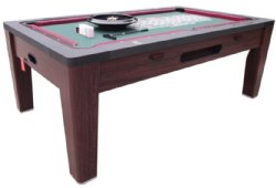 6 in 1 Multi Game Table in Walnut by Berner Billiards 