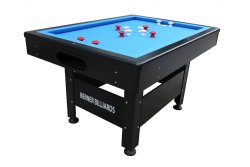 The Orlando Outdoor Bumper Pool Table in Black (Non-Slate)