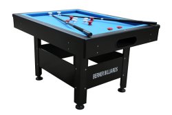 The Orlando Outdoor Bumper Pool Table in Black (Non-Slate)