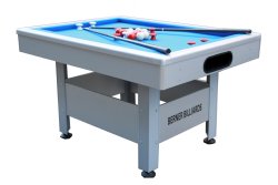 The Orlando Outdoor Bumper Pool Table in Silver (Non-Slate)