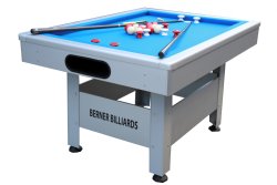 The Orlando Outdoor Bumper Pool Table in Silver (Non-Slate)