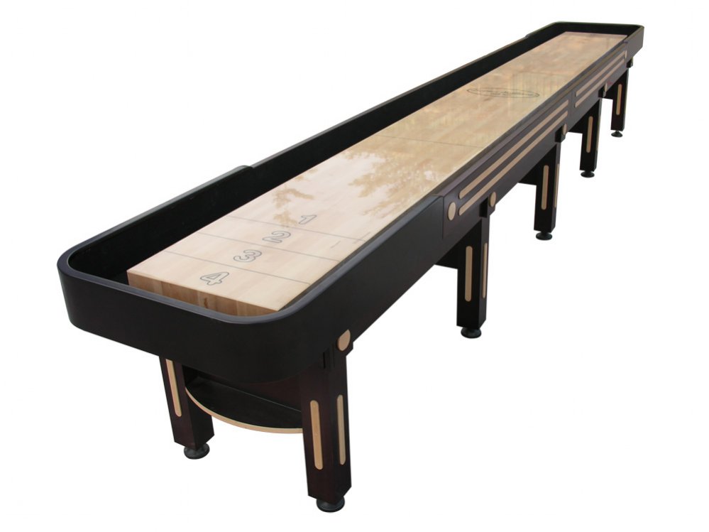 "The Majestic" 18 foot Shuffleboard Table in Mahogany Shuffleboard