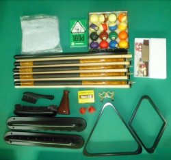 Premium Pool Table Accessory Kit in Black