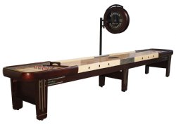 The Retro 18 Foot Shuffleboard Table Berner Billiards The Retro 18 Foot Shuffleboard Table