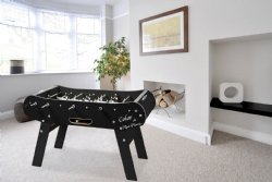 Rene Pierre Color Black Noir Foosball Table