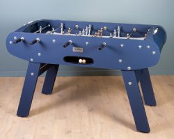 Rene Pierre Onyx Foosball Table in Marine Blue Matte