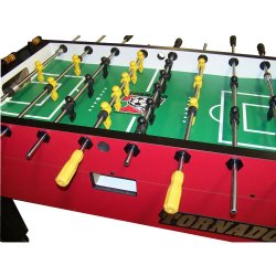 Tornado T3000 / Tournament 3000 (Non Coin) Foosball Table in Crimson Red