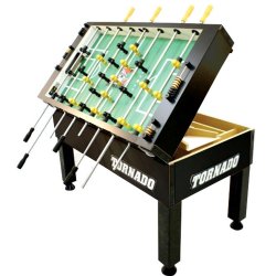 Tornado T3000 / Tournament 3000 (Non Coin) Foosball Table in Matte Black