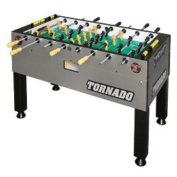 Tornado T3000 / Tournament 3000 (Non Coin) Foosball Table in Silver / Platinum