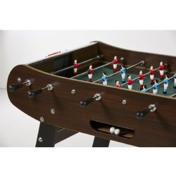René Pierre Color Wenge Foosball Table in Dark Brown